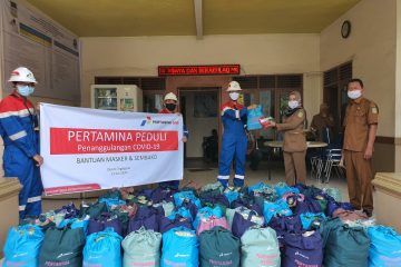 Tekan Penularan Covid-19, Pertagas Distribusikan 2.000 Masker dan 785 Paket Bantuan