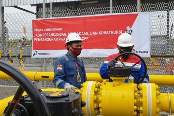 Pertagas Uji Coba Alirkan Gas Perdana ke BOB Siak Pusako