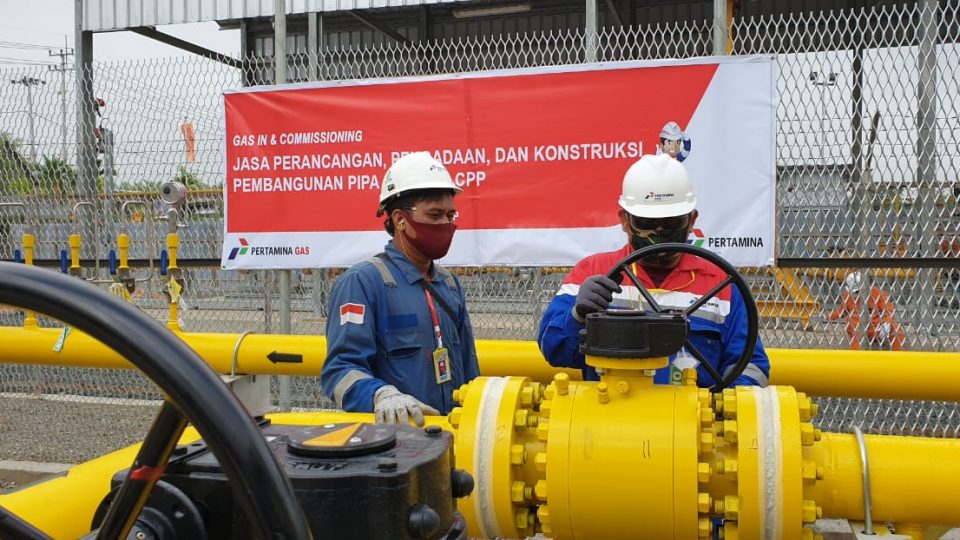Pertagas Uji Coba Alirkan Gas Perdana ke BOB Siak Pusako