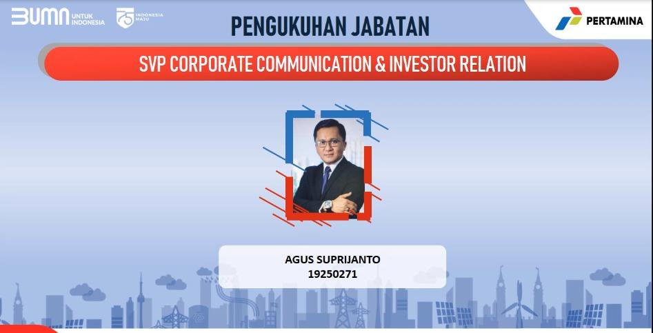 Rombak Struktur Sekper, VP PHM Ditunjuk Jadi SVP Corcom dan Hubungan Investor Pertamina