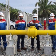 Pertagas Uji Coba Ruas Pipa Gas Kuala Tanjung