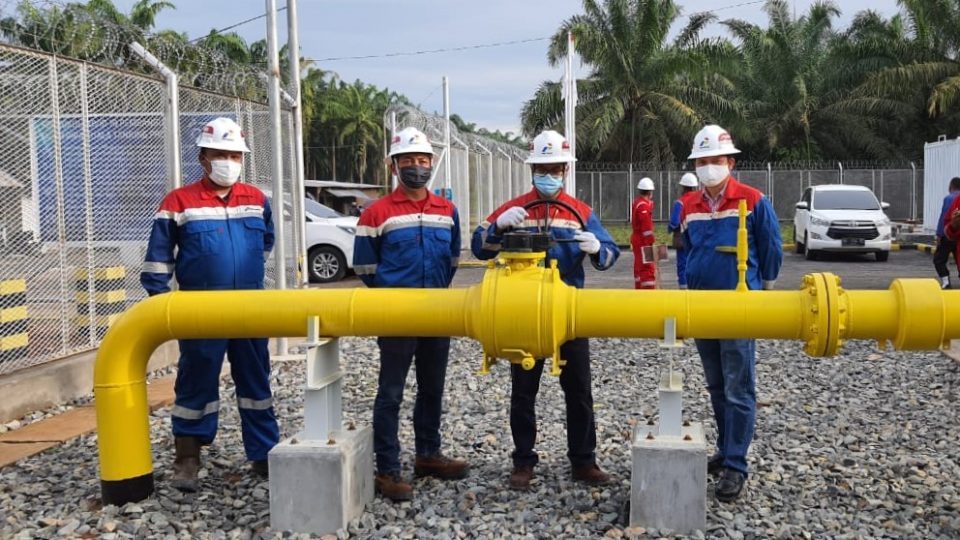 Pertagas Uji Coba Ruas Pipa Gas Kuala Tanjung