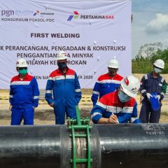 Pertagas Mulai Konstruksi Pipa Gas Rokan