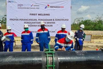 Pertagas Mulai Konstruksi Pipa Gas Rokan
