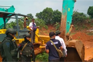 KLHK Tindak Tambang Ilegal di Cileungsi Bogor