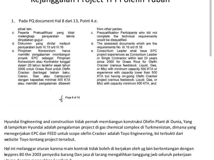 Pembangunan Kilang TPPI Olefin Tuban Disinyalir Melanggar Aturan