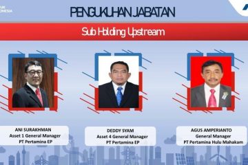 Dirut PHE Kukuhkan Tiga GM Baru, Agus Amperianto ke PHM