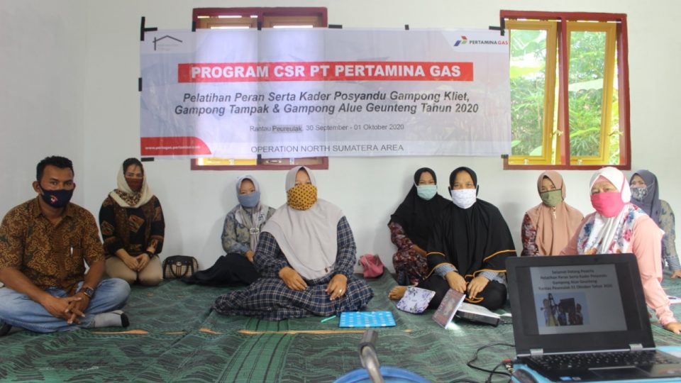 Atasi Peningkatan Stunting, Pertagas Latih Kader Posyandu di Aceh Timur