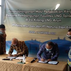 Gandeng Natuna Eton, Perta Arun akan Bangun Dua Tangki LNG di Bekas Fasilitas LNG Arun