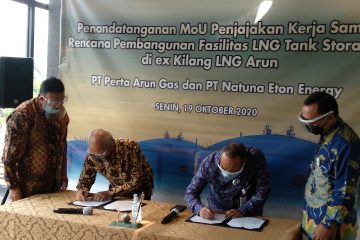Gandeng Natuna Eton, Perta Arun akan Bangun Dua Tangki LNG di Bekas Fasilitas LNG Arun