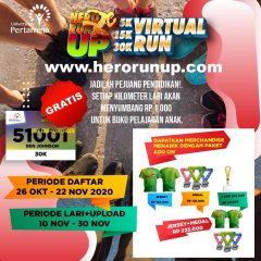 Universitas Pertamina Gelar Hero Run UP Virtual Run