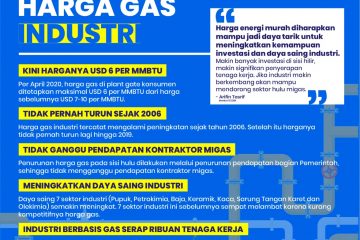 Harga Gas Terjangkau Buat Industri Kompetitif