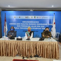 Pertamina Gandeng Pelindo I Bangun Fasilitas Penyimpanan BBM dan Pipa Gas Kuala Tanjung