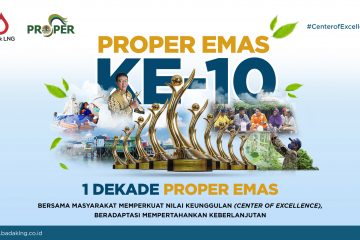 Badak LNG Raih PROPER Emas ke-10 Kali