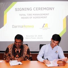 Tingkatkan Produktivitas, Darma Henwa Gandeng Perusahaan Ban Fujian Haian Rubber