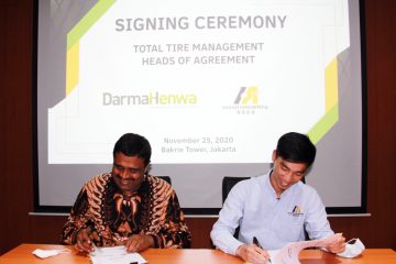Tingkatkan Produktivitas, Darma Henwa Gandeng Perusahaan Ban Fujian Haian Rubber