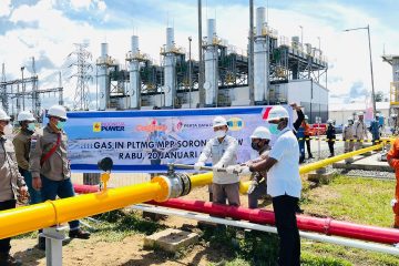 Perusahaan Patungan Pertagas dan Indonesia Power Salurkan Gas Perdana ke PLTMG Sorong
