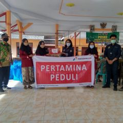 Pertagas Salurkan Bantuan Korban Banjir Jember
