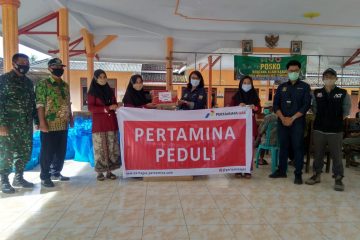 Pertagas Salurkan Bantuan Korban Banjir Jember