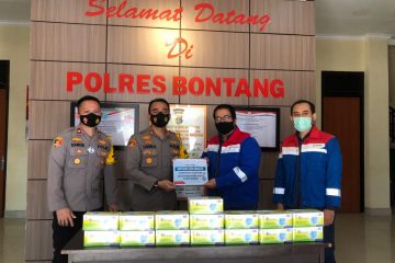 Pertagas Salurkan 5.000 Masker di Bontang