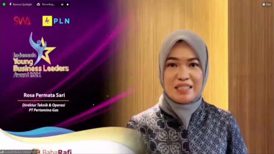 Direktur Teknik dan Operasi Pertagas Raih Penghargaan Indonesia Young Business Leaders Award