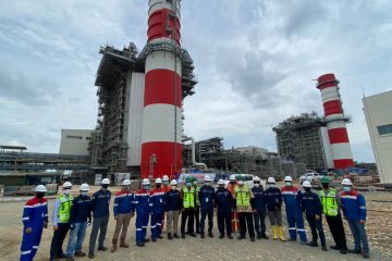 Konstruksi PLTGU Jawa 1 Capai 94,5%