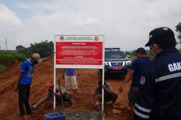 Tim Gabungan KLHK Hentikan Tambang Galian Ilegal di Purwakarta