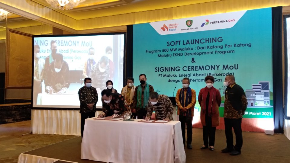 Pertagas Teken MoU dengan Maluku Energi Abadi Garap Proyek Pemanfaatan Gas