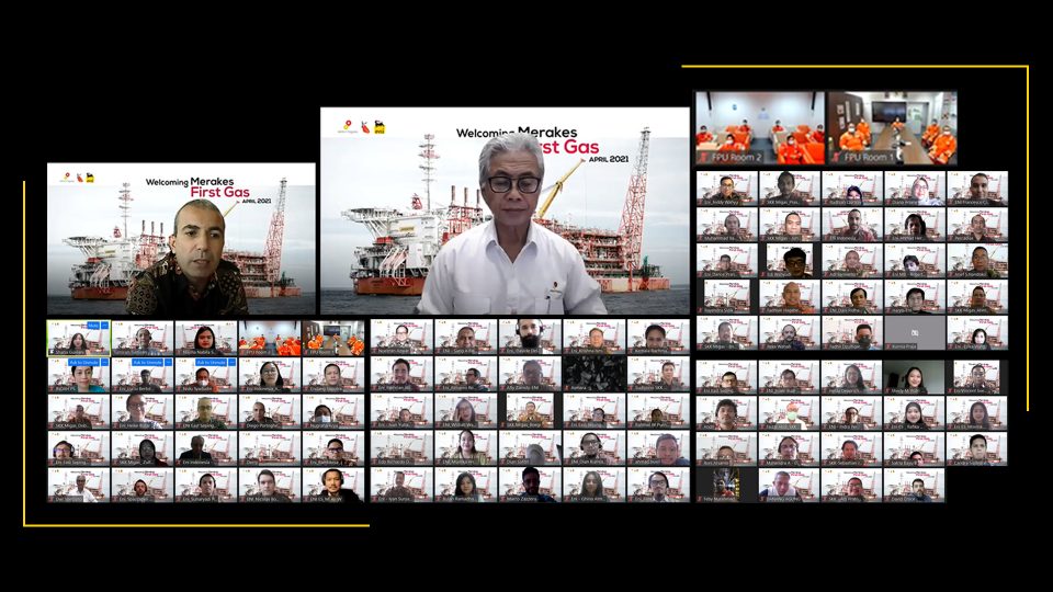 Proyek Pengembangan Lapangan Merakes Mulai Alirkan Gas