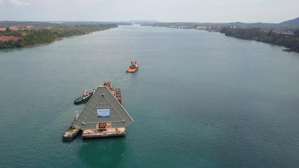 Pertamina Hulu Mahakam Mulai Proses Sail Away Jacket Proyek JSN
