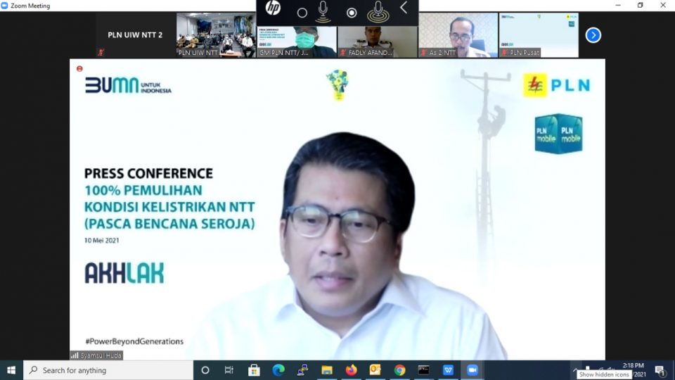 Pulih 100%, Kondisi Kelistrikan di NTT Capai 333,8 MW