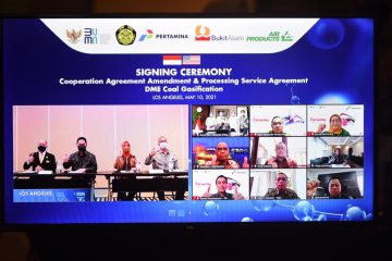Pertamina, Bukit Asam dan Air Product Amendemen Perjanjian Pengembangan DME