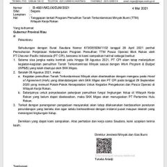 Audit Lingkungan WK Chevron di Blok Rokan Dipertanyakan