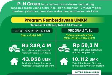PLN Gelontorkan Dana Hampir Rp500 Miliar Untuk Pembinaan UMKM