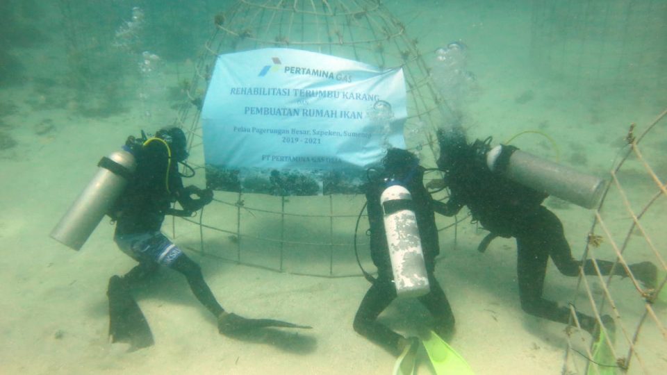 Pertagas Konservasi Terumbu Karang di Laut Madura