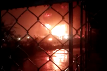 Baru Beroperasi, Fasilitas Petrokimia Area Kilang Cilacap Pertamina Terbakar