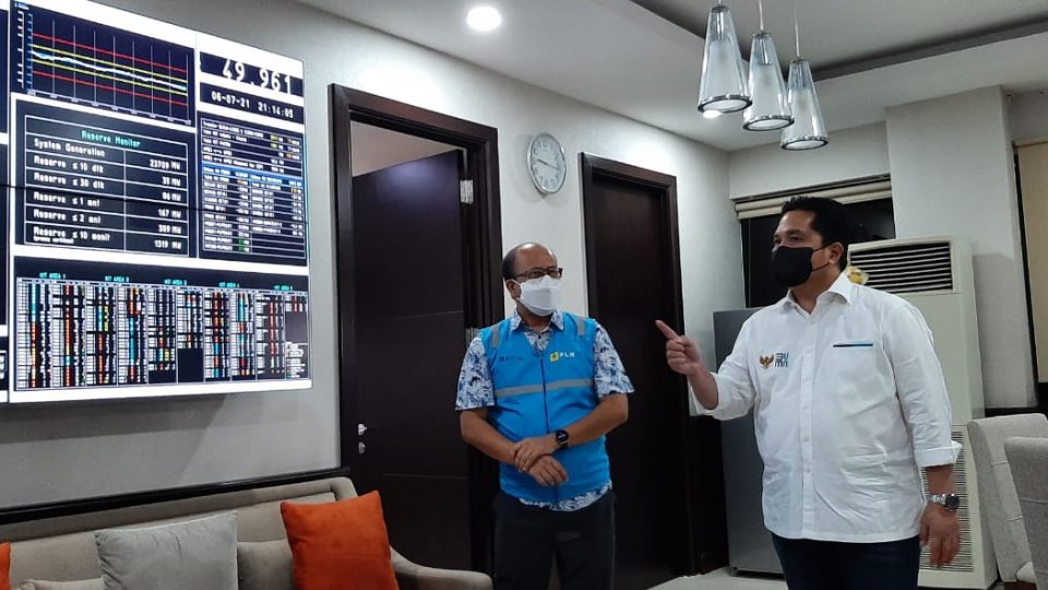 Menteri BUMN Apresiasi Kinerja PLN Amankan Pasokan Listrik Industri Oksigen