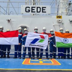 Kapal MT Gede Pertamina International Shipping Loading Perdana di India