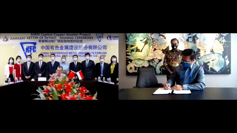 Amman Mineral Tunjuk Konsorsium NFC-NERIN Jadi Kontraktor EPC Proyek Smelter