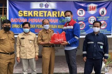 Bantu Penanganan Covid-19 di Bontang, Pertagas Salurkan Sembako dan Extra Fooding