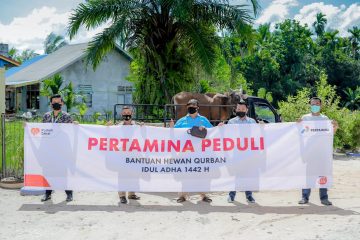 Pertagas Salurkan Bantuan Hewan Kurban ke 109 Titik Lokasi