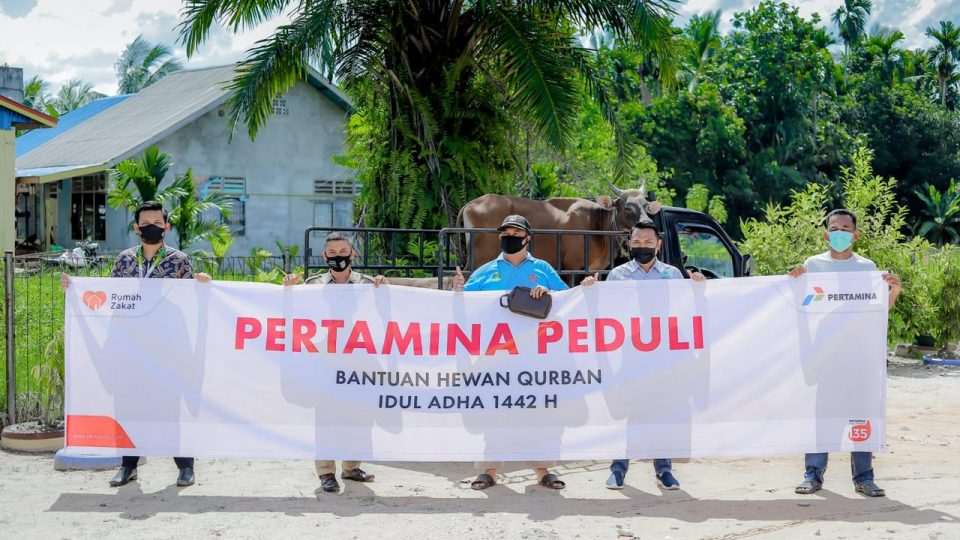 Pertagas Salurkan Bantuan Hewan Kurban ke 109 Titik Lokasi