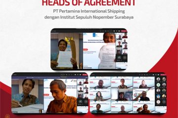 Pertamina International Shipping Gandeng ITS Kaji Penggunaan LNG sebagai Alternative Fuel Kapal Milik Pertamina