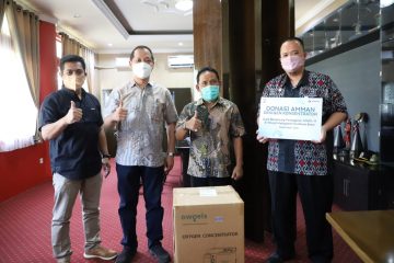 Amman Mineral Salurkan Bantuan 100 Oksigen Konsentrator