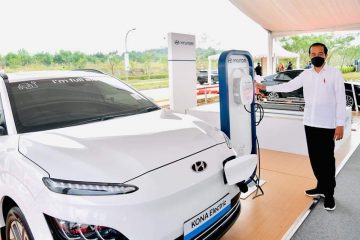 Konstruksi Pabrik Baterai Kendaraan Listrik Pertama di Asean Dimulai, Jokowi Pastikan Dukungan Pemerintah