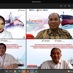 Pertamina International Shipping Teken HoA Penyediaan Jasa Angkutan Laut dan Sungai Dengan PPN