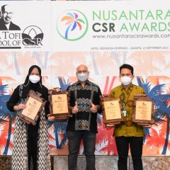 Memberi Dampak Positif, Pertagas Raih 4 Penghargaan Nusantara CSR Awards 2021