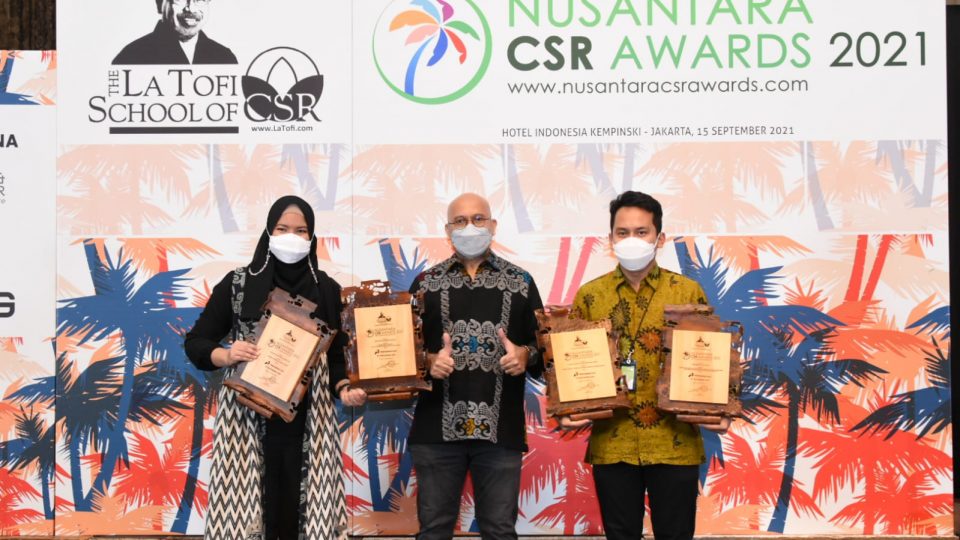 Memberi Dampak Positif, Pertagas Raih 4 Penghargaan Nusantara CSR Awards 2021