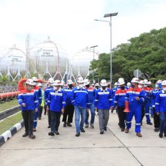 Kawal Proyek Strategis PIS, Kementerian BUMN, Direksi Pertamina Sambangi Terminal LPG Tanjung Sekong