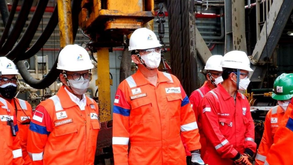 Kawal Kinerja Hulu, Dekom Pertamina Tinjau Fasilitas Offshore Blok Mahakam